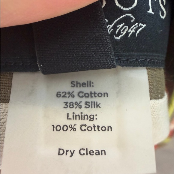 Talbots Orange and Green A-Line Skirt - Picture 6 of 6